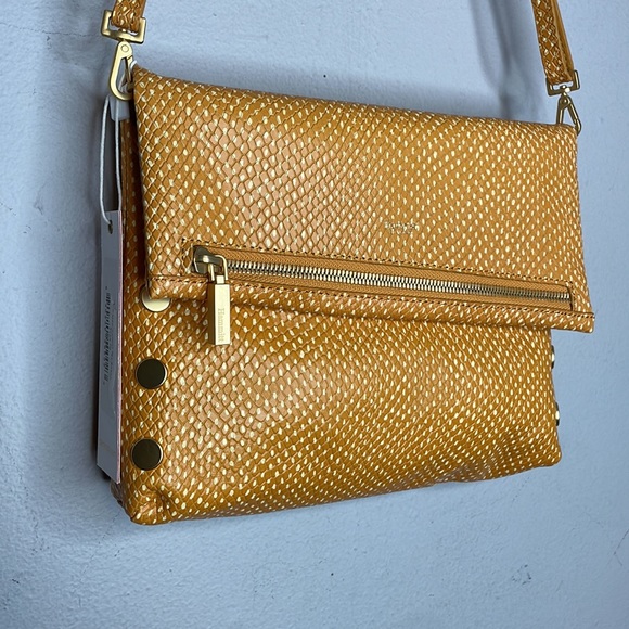Hammitt | VIP Medium Apricot Snake Gold Brushed Crossbody Bag NWT - Picture 4 of 10
